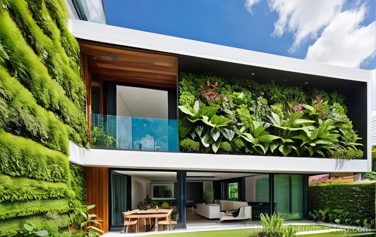 생태 건축의 개념 및 적용 사례 - **Prompt 2: Innovative Eco-Material Showcase in a Contemporary Thai Setting**
    An architectural c...